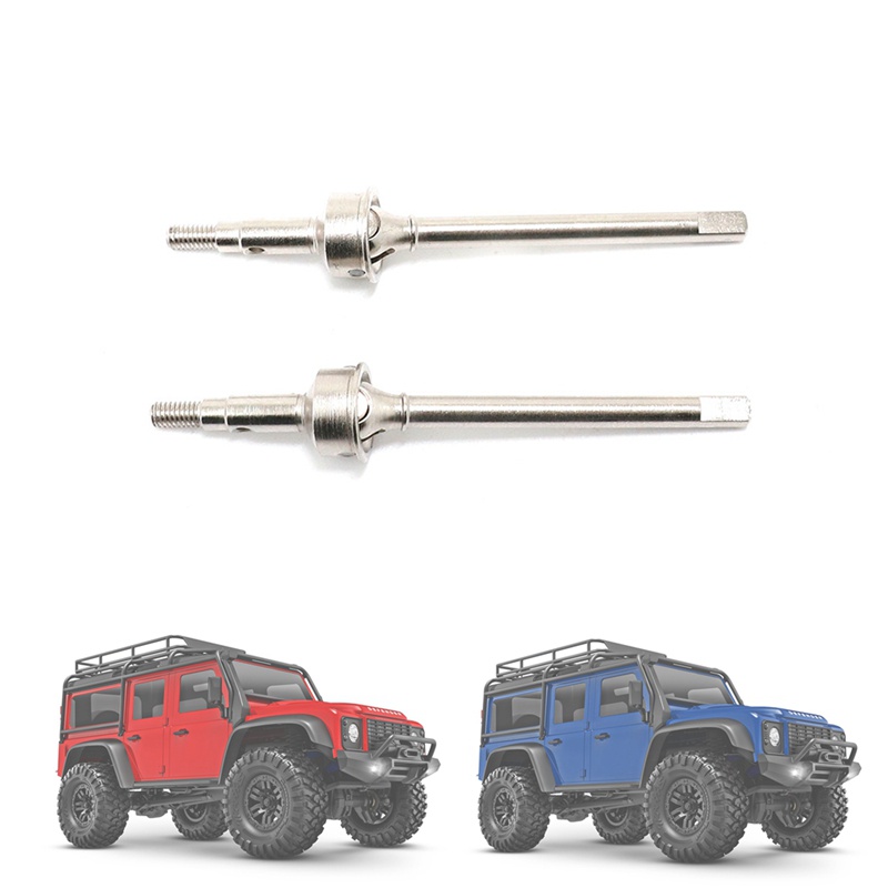 1 Bộ Trục Truyền Động CVD Màu Bạc Cho Xe Điều Khiển Từ Xa Traxxas TRX4M TRX-4M 1 / 18