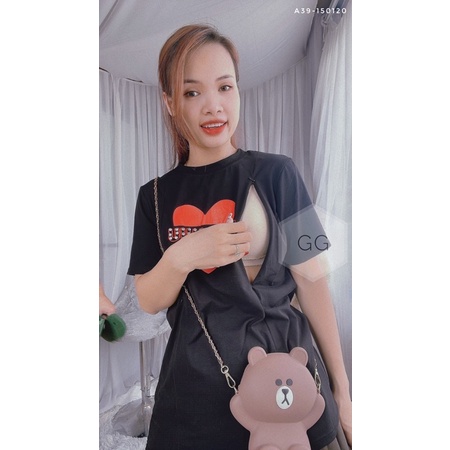 🔥SALE A29 Áo Thun Cho Con Bú