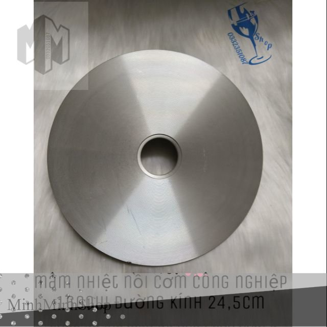 Mâm nhiệt nồi cơm công nghiệp 1600w đường kính 24,5 cm 2 vòng nhiệt