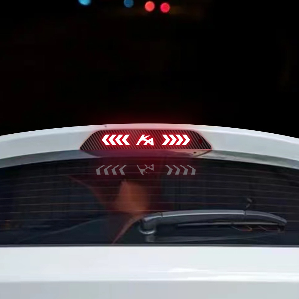 Miếng Dán Đèn Phanh Xe Hơi Bằng Sợi Carbon Cho Ford Ka 2014 2015 2016 2017 2018 2019