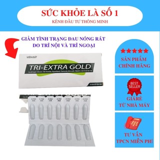 Viên đặt TRĩ thảo dược - Hỗ trợ thu nhỏ búi trĩ, giảm đau rát