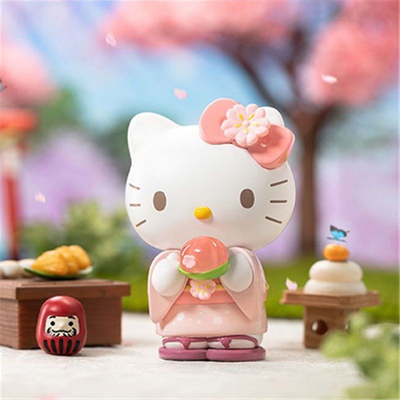 Mô Hình Nhân Vật Kuromi Katie Và Hoa Tai To Trang Trí