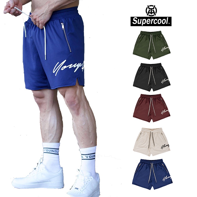 #SupercooL# Quần Short Đùi Thể Thao Nam Quần Thun Bóng Rổ Baggy Big Size Cao Cấp Phong Cách âu Mỹ Vải Thoáng Thun Lạnh PE Co Thấm Hút Mồ Hôi Tốt Có Túi Khóa Kéo In Họa Tiết Streetwear Chuẩn Form Chạy Bộ Chuyên Thể Dục Gym Xe đạp đi Biển Thương Hiệu