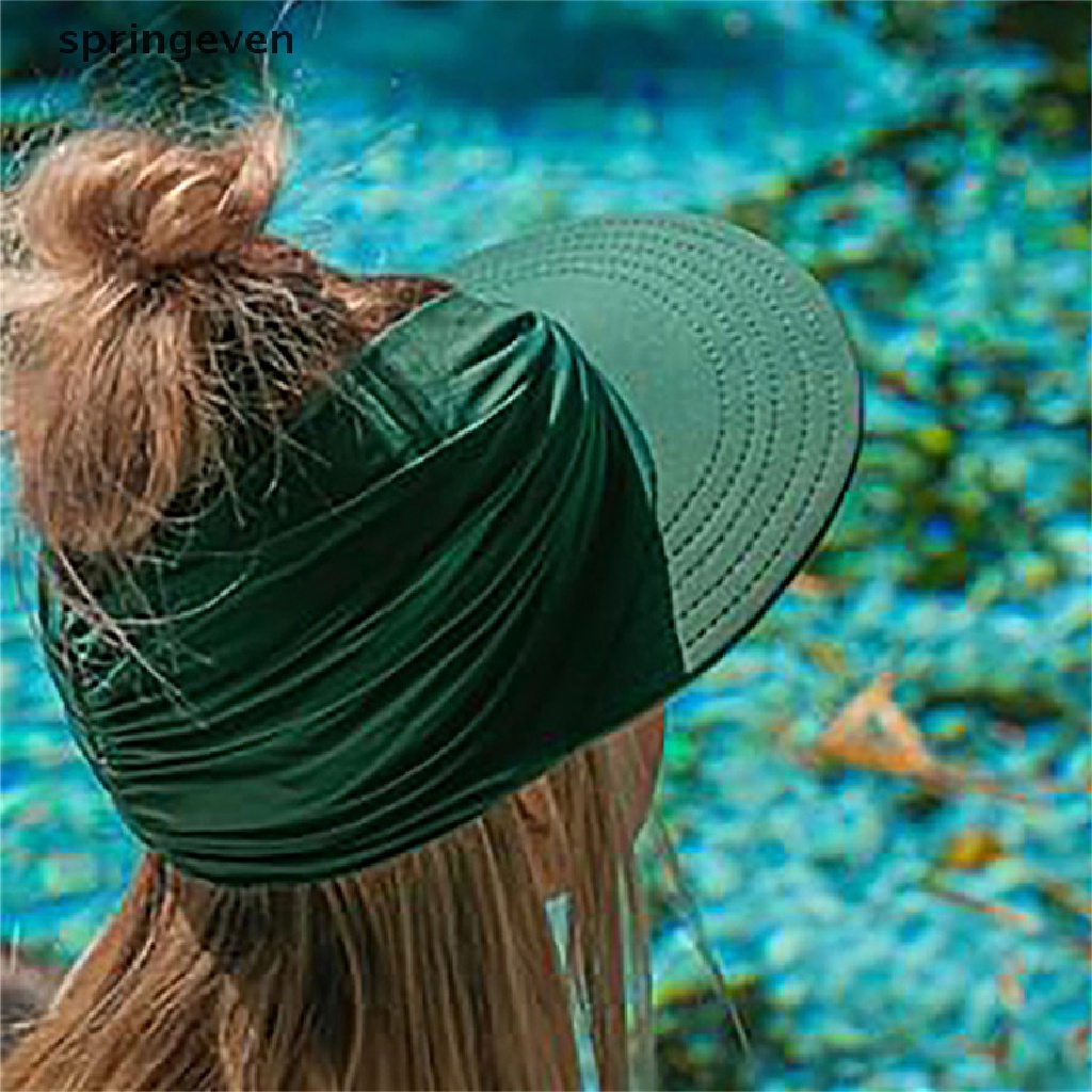 Mũ Rộng Vành Chống Tia Cực Tím Thiết Kế Đục Lỗ Chất Liệu Co Giãn Thời Trang Đi Biển Mùa Hè Cho Nữ