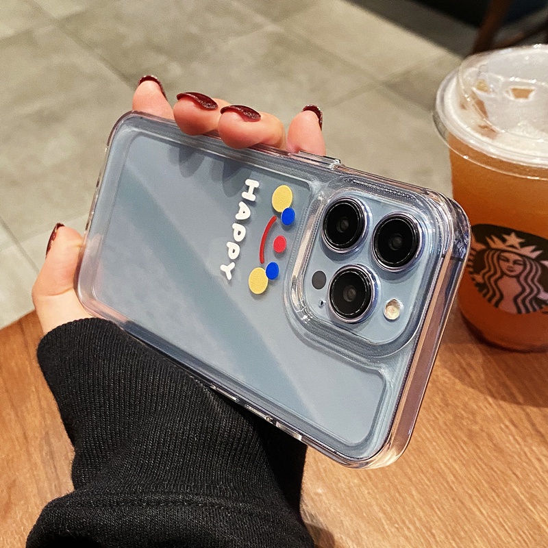 Ốp Điện Thoại TPU Silicon Mềm Trong Suốt Chống Vỡ Cho IPhone 14 13 12 11 Pro Max XS XR X 8 7 6S Plus