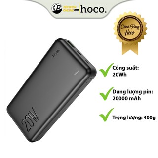 Pin Sạc Dự Phòng Hoco J87/J87A 20000mah, Sạc Nhanh 20W QC3.0, Chất Liệu ABS Chống Cháy, Màn Hình Led Hiển Thị Nguồn Điện