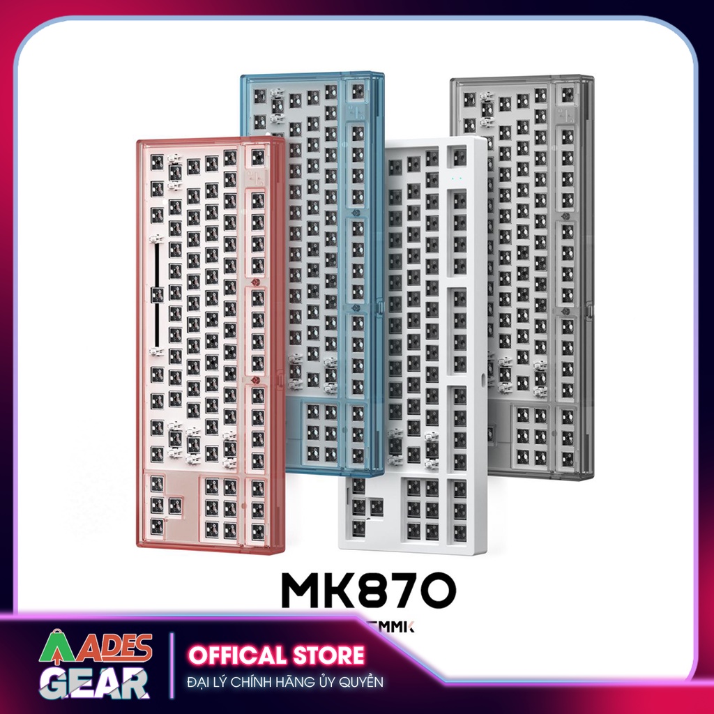 ✔️ KIT Bàn Phím Cơ FLEsports K210 MK870 ✔️ Hotswap RGB Switch 3 Mode ✔️ BH 12 tháng