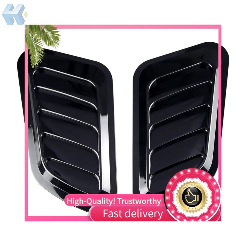 Set 2 Nắp Đậy Trang Trí Ống Thông Gió Xe Hơi Bằng Sợi carbon Màu Đen