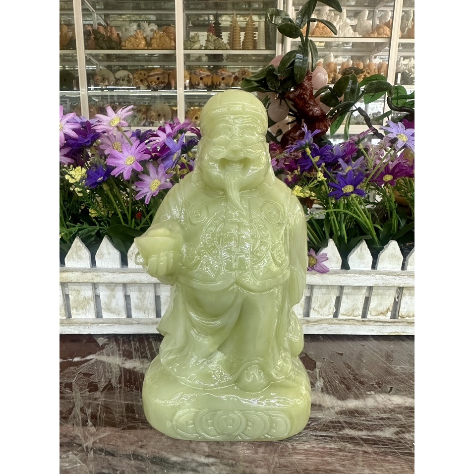 Tượng ông Quản Gia, Quản Tài phong thủy đá ngọc Onyx - Cao 20 cm