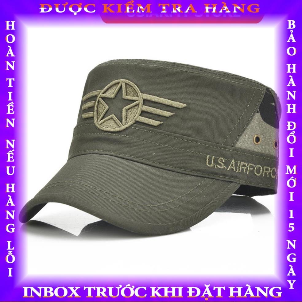Mũ Lưỡi Trai US ARMY Phong Cách Lính Chất Liệu Vải Kaki Cao Cấp, Nón Lưỡi Trai Phượt Thủ letuan