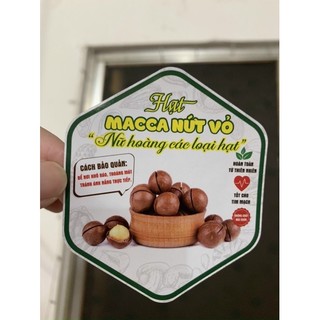 55 tem hạt macca nứt vỏ - 7x8cm dán thân hộp giá rẻ