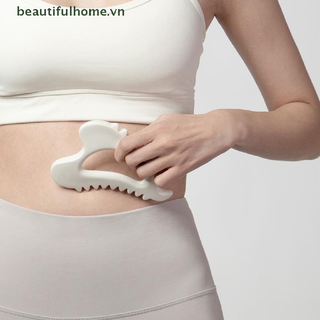 Bảng Mát Xa Mặt / Cơ Thể Hình Chữ Nhật Bằng Gốm Gua Sha