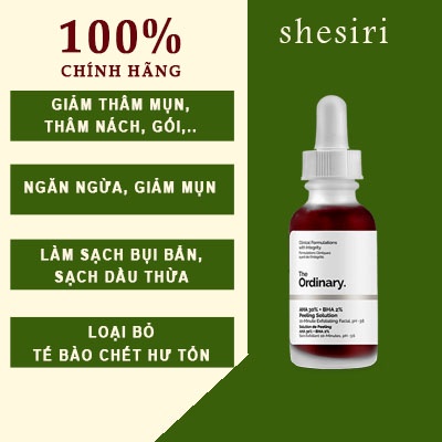 The Ordinary AHA 30% + BHA 2% Peeling phân loại 30ml