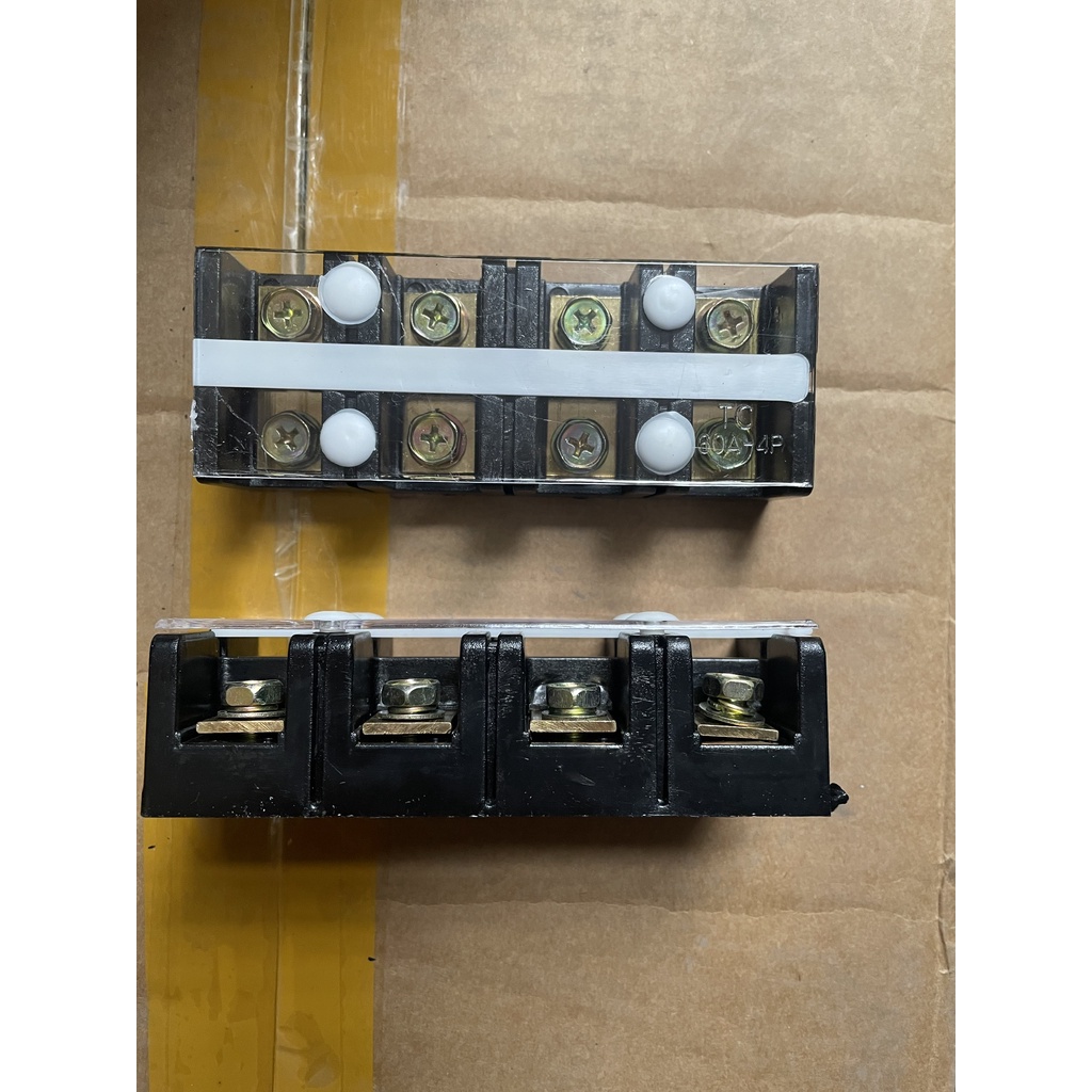Cầu đấu 4P 60A và 100A mã TC-604, TC-1004