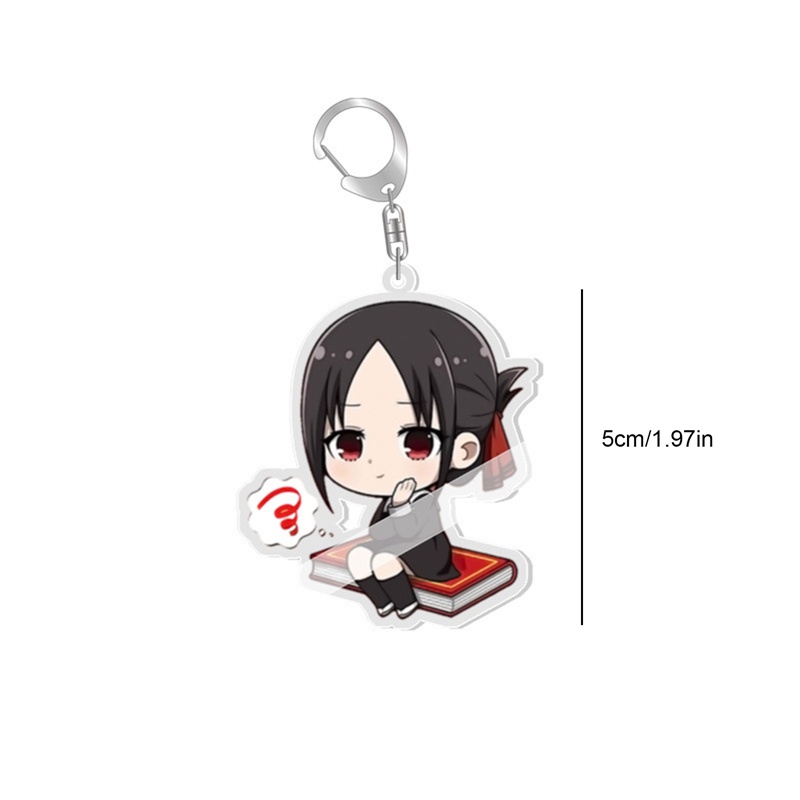 Móc Chìa Khóa Bằng Acrylic Hai Mặt Hình Anime Kaguya-sama: Love Is War Fujiwara Chika Shinomiya Kaguya Dễ Thương