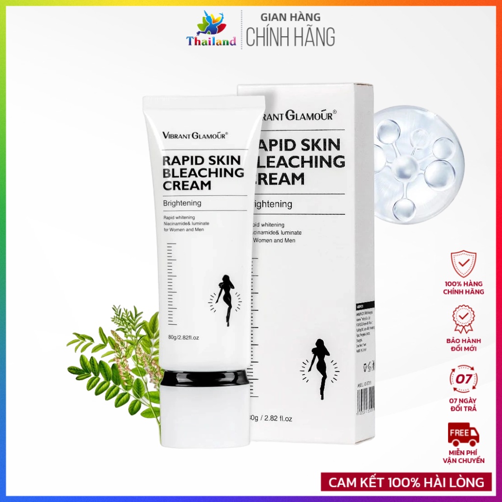 Kem Body Vibrant Glamour 10% Niacinamide 80g Dưỡng Ẩm Và Làm Trắng Da