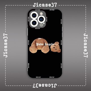Ốp lưng iphone và samsung xiaomi oppo cạnh vuông Jicase JMcase Gấu Bông Teddy Bear Palm Angels