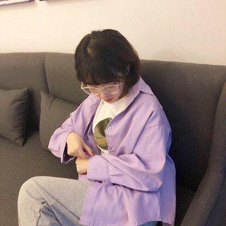 [ORDER] ÁO SƠ MI ULZZANG DÁNG RỘNG FREESIZE