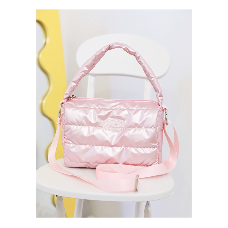 Túi Đeo Chéo Da Mềm Màu Trơn Thời Trang Hàn Quốc Cho Nữ