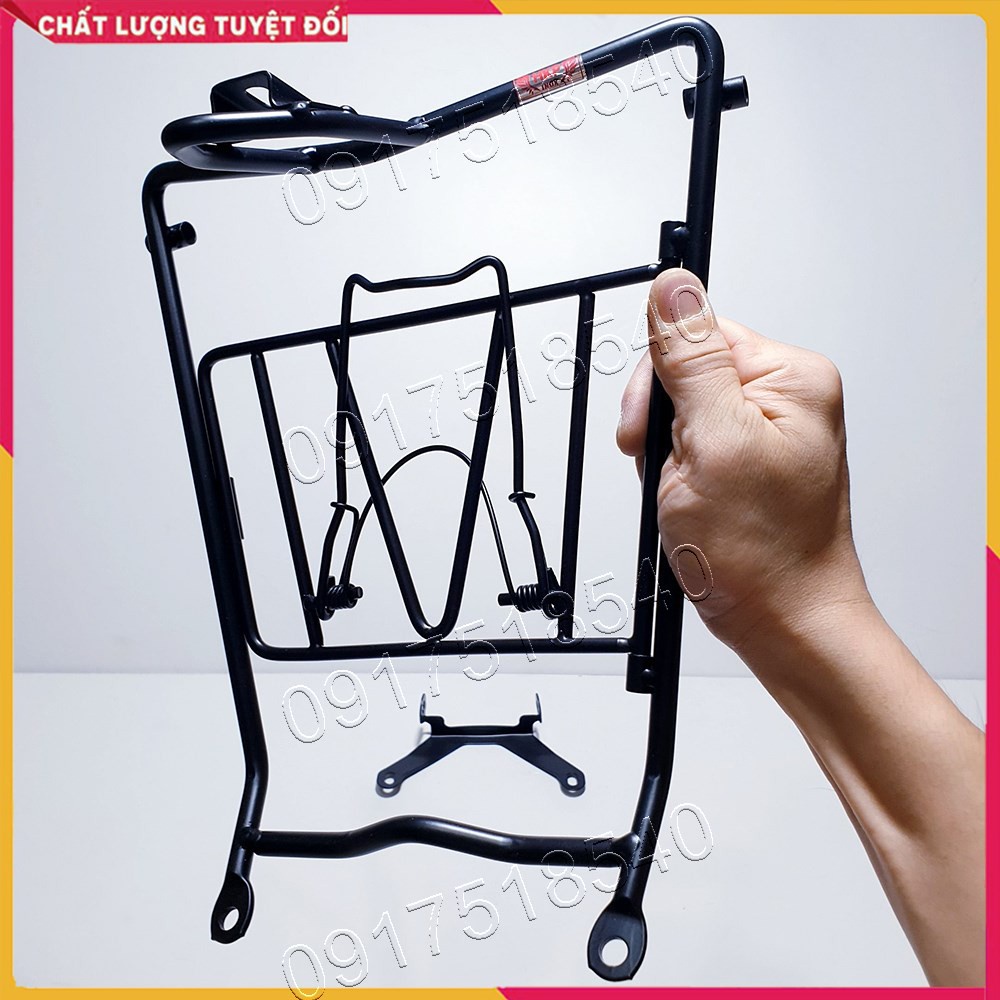 Baga Giữa Inox Sơn Đen Tĩnh Điện Dầy 10ly Gắn YAMAHA NVX V1