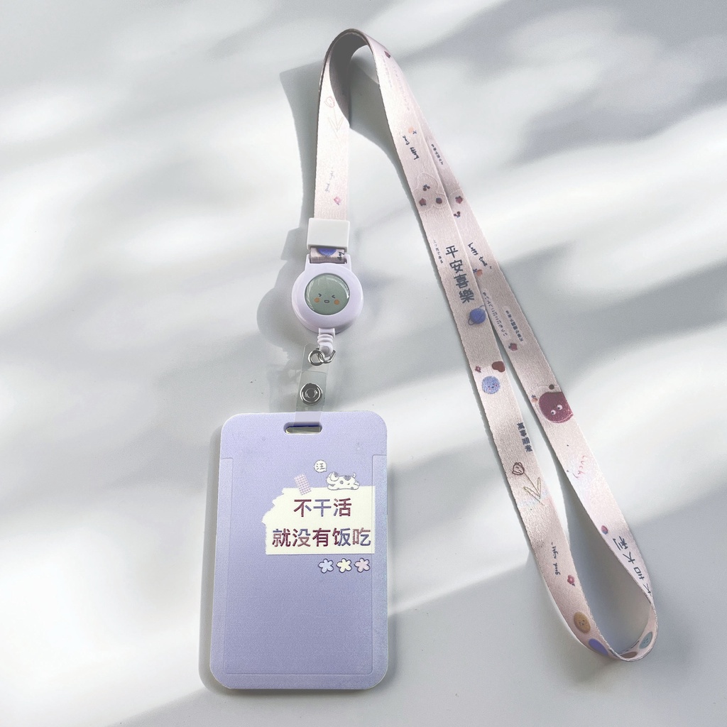 Dây Kẹp Thẻ Xe Buýt / Thẻ Sinh Viên Tự Cân Bằng Đơn Giản