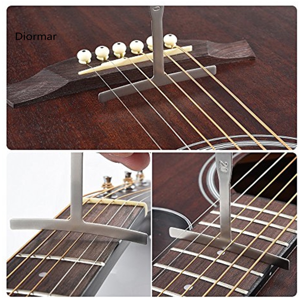 Set 9 Dụng Cụ Đo Độ Dày Dây Đàn Guitar Bằng Thép Không Gỉ
