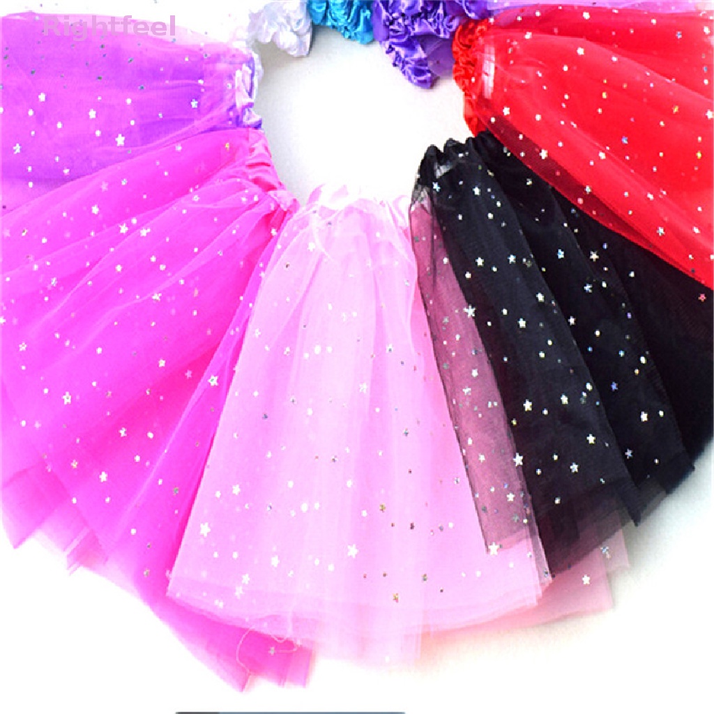 Chân Váy Xòe Tutu Đính Kim Tuyến Lấp Lánh Thời Trang Mùa Hè Cho Bé Gái Mới