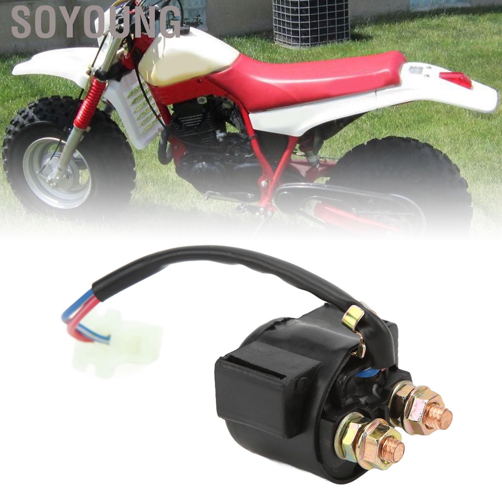 Soyoung Starter Solenoid Relay Motor Strong Compatibility Replacement for TTR225 TTR250 XV500 XV750 XV920 ATV Dirt