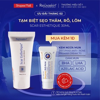 Kem Xóa Sẹo Thâm / Rỗ / Lõm Scar Esthetique Rejuvaskin 30ml