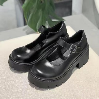 (Order) Giày Mary Jane kiểu dáng tiểu thư chất da mềm - big size nữ (34-42)
