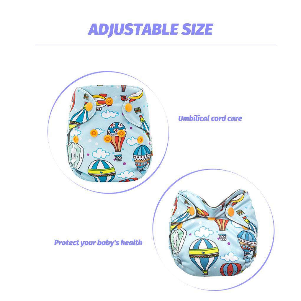 Bỉm Bằng Than Tre Chống Thấm Nước Có Thể Điều Chỉnh Một Kích Cỡ Tiện Dụng