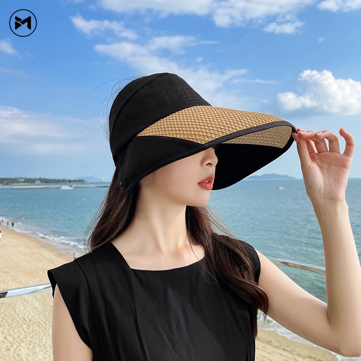 Nón Chống Nắng Kèm Tấm Che Mặt Chống Tia Uv Đa Năng Tiện Dụng