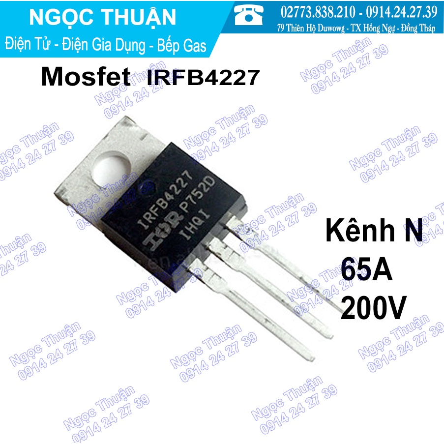 Mosfet IRFB4227 KÊNH N  65A 200V