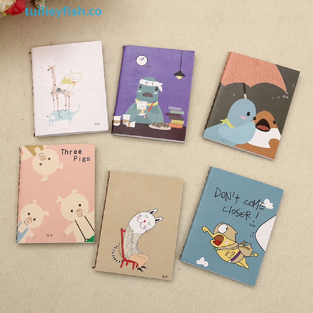 1 Cuốn Sổ Tay Bỏ Túi Mini In Hình Cá Dễ Thương