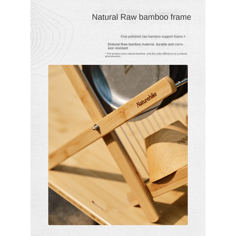 Naturehike 1 Giá Để Chén Dĩa Bằng Thép Không Gỉ Có Thể Gấp Gọn Tiện Dụng