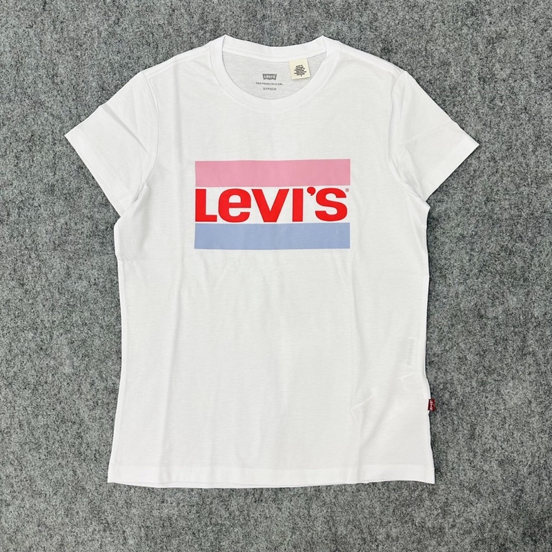 Áo thun levis in thêu hình dễ thương vnxk