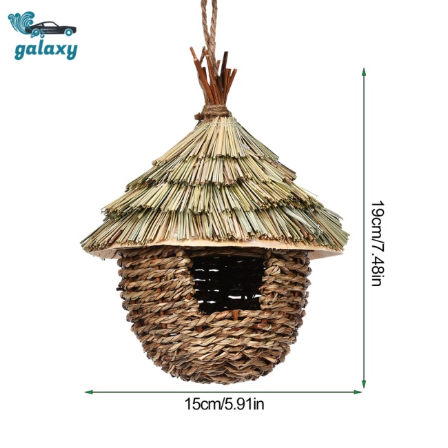 Galaxy Tổ Chim Bằng Cỏ Nhân Tạo Dùng Trang Trí Sân Vườn