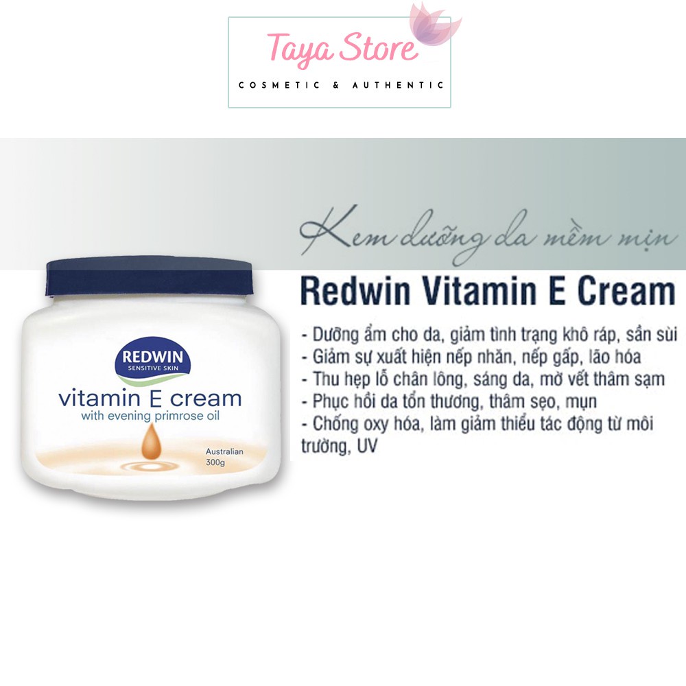 Kem dưỡng da vitamin E Redwin Cream  Úc