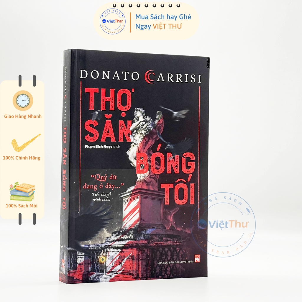 Sách - Tiểu Thuyết Trinh Thám - Thợ Săn Bóng Tối - Donato Carrisi (PN)