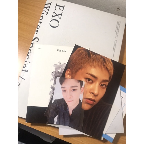 Album ảnh thần tượng Kpop EXO SM Smcu 2023, Album Suho ảnh trai đẹp, For Life Winter album cute đáng yêu Suho Sehun