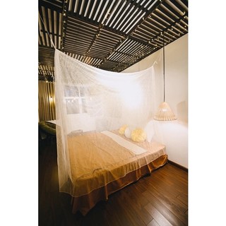 Màn tuyn 1m6x2m trơn trắng