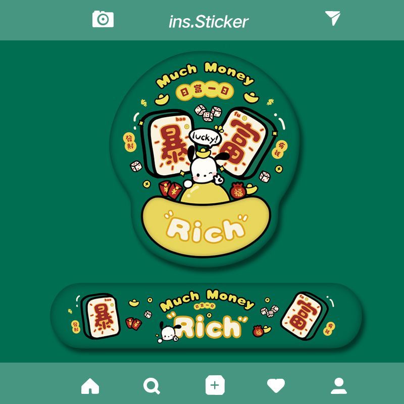 Tấm Lót Chuột Bằng Silicone Họa Tiết 3D Dành Cho Văn Phòng