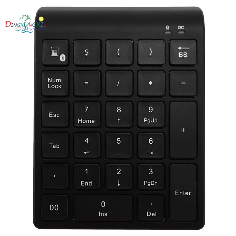 Bàn Phím Số 27 Phím Bluetooth Không Dây Cho Máy Tính
