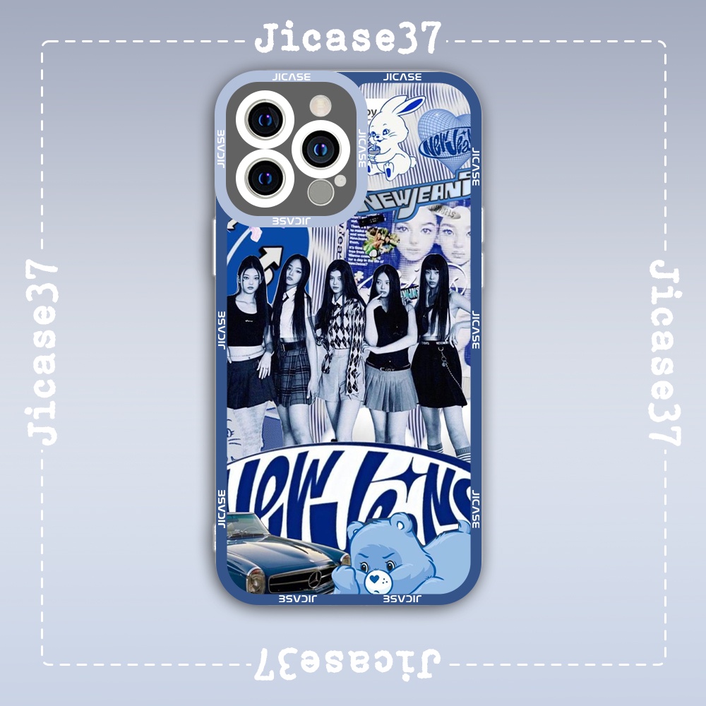 Ốp lưng iphone samsung xiaomi oppo cạnh vuông Jicase JMcase Newjeans Debut Poster Idol Kpop Hàn Quốc