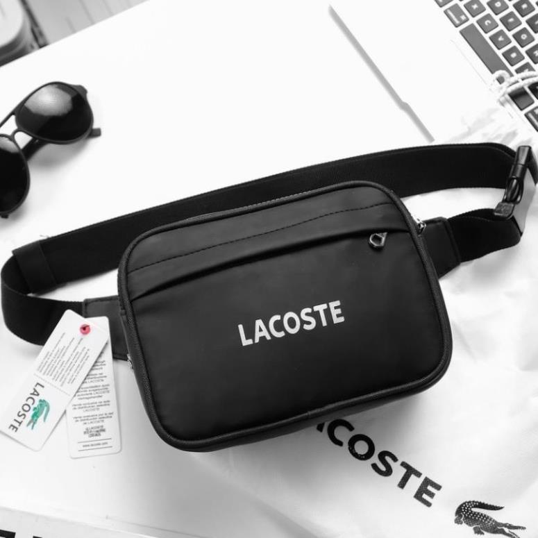 Túi đeo chéo LACOSTE MILENIUM FULL BLOX • Chất liệu da si chống thấm nước 100% , full hộp xịn