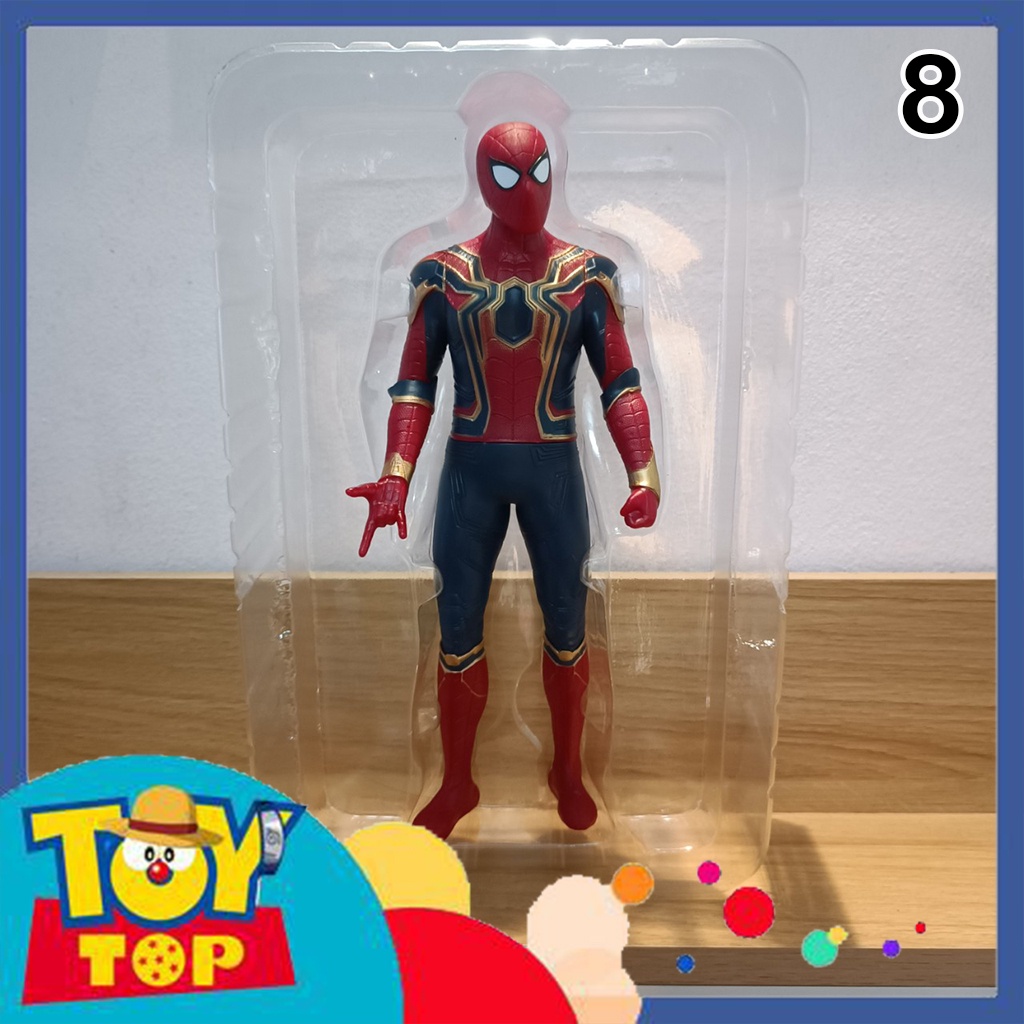 Đồ chơi Figure mô hình nhân vật Marvel người sắt Iron Man Thor Hulk Venom người nhện Spider man cao 30cm