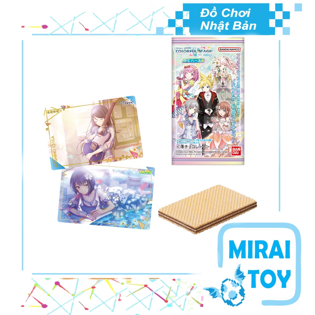 Thẻ Bài Bóc Ngẫu Nhiên Project Sekai: Colorful Stage Feat. Hatsune Miku Wafer - Chính hãng