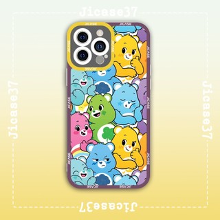 Ốp lưng iphone samsung xiaomi oppo cạnh vuông Jicase JMcase Jelly Bear Gấu Kẹo Dẻo Collage Cute