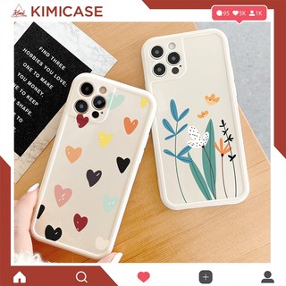 Ốp lưng Oppo A38, A58, A78, A98, A17, A17k dẻo vuông bảo vệ camera Bông hoa trái tim