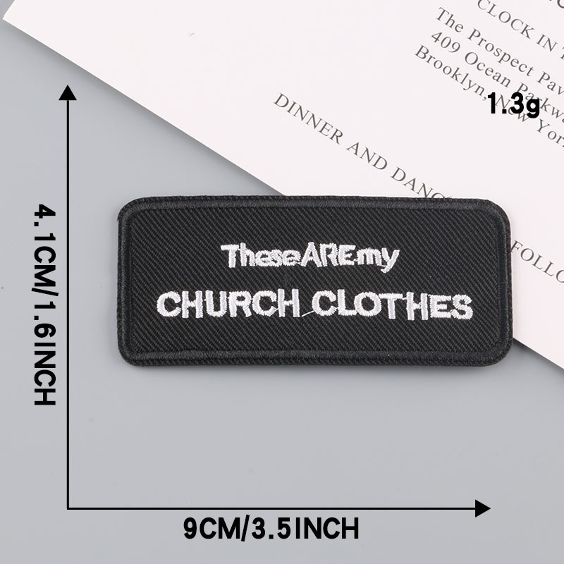 Miếng Dán Ủi Quần Áo Thêu Họa Tiết Màu Trắng Đen Độc Đáo DIY Sticker Dán Trang Trí Dễ Thương Xinh Xắn